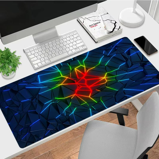 Color Modern Diamond Pattern Mouse Pad Non Slip Simple Light Luxury Gamer Large Mousepad Keyboard Deskpad Gaming Accessories
