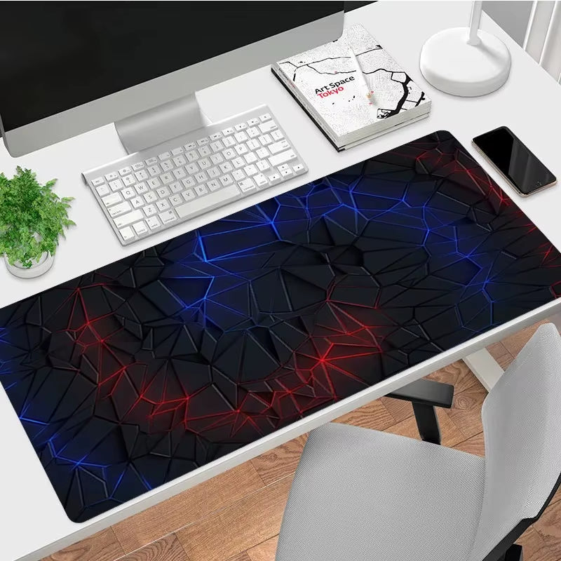 Color Modern Diamond Pattern Mouse Pad Non Slip Simple Light Luxury Gamer Large Mousepad Keyboard Deskpad Gaming Accessories