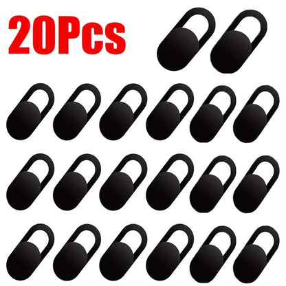 Webcam Cover Shutter Magnet Slider Plastic Camera Cover for Ipad Tablet Web Laptop Pc Camera Mobile Phone Lenses Privacy Sticker