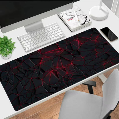 Color Modern Diamond Pattern Mouse Pad Non Slip Simple Light Luxury Gamer Large Mousepad Keyboard Deskpad Gaming Accessories