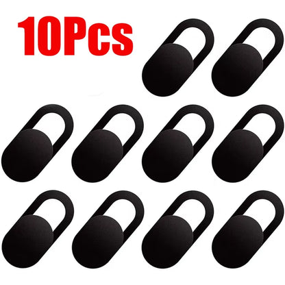 Webcam Cover Shutter Magnet Slider Plastic Camera Cover for Ipad Tablet Web Laptop Pc Camera Mobile Phone Lenses Privacy Sticker