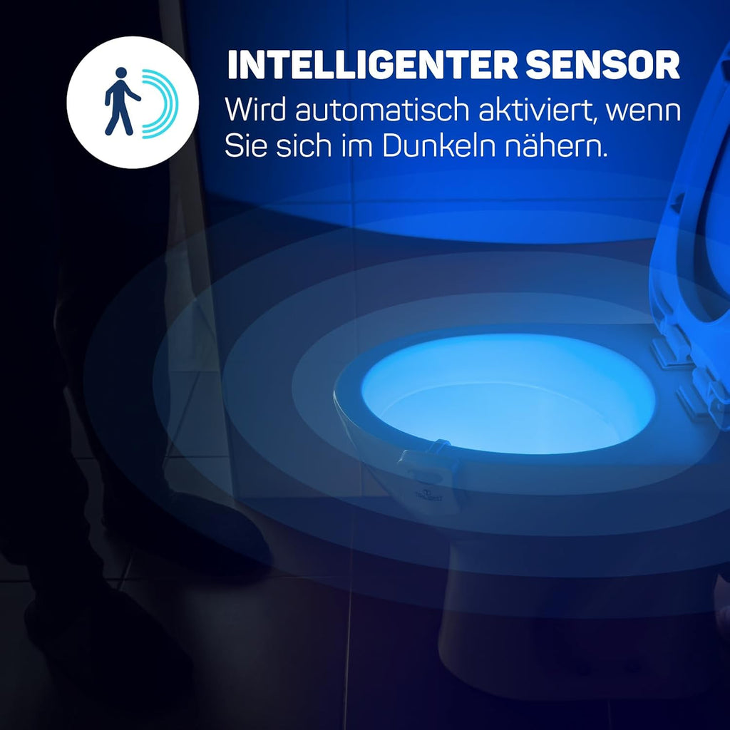 Das Original WC Licht. Coole LED Toilettenlicht Gadgets. Praktische Weihnachtsgeschenke. Lustige Geschenke Für Männer Frauen Herren. Geschenkideen Weihnachten Männergeschenke Geschenk Wichtelgeschenk