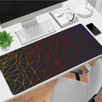 Color Modern Diamond Pattern Mouse Pad Non Slip Simple Light Luxury Gamer Large Mousepad Keyboard Deskpad Gaming Accessories