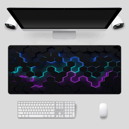 Color Modern Diamond Pattern Mouse Pad Non Slip Simple Light Luxury Gamer Large Mousepad Keyboard Deskpad Gaming Accessories