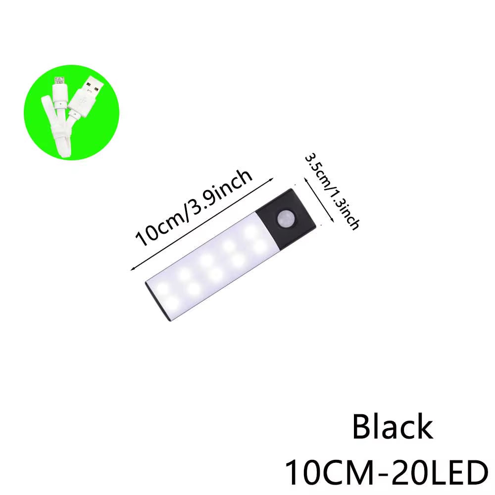 Kabellose LED-Nachtlampe mit Bewegungssensor, USB wiederaufladbar
